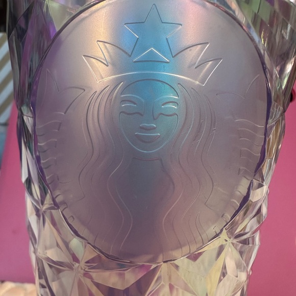 Starbucks Christmas Holiday 2023 White Diamond Prism Crystal 24oz Venti Tumbler - Picture 8 of 8